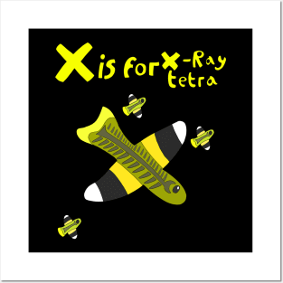 X is for X-Ray Tetra Posters and Art